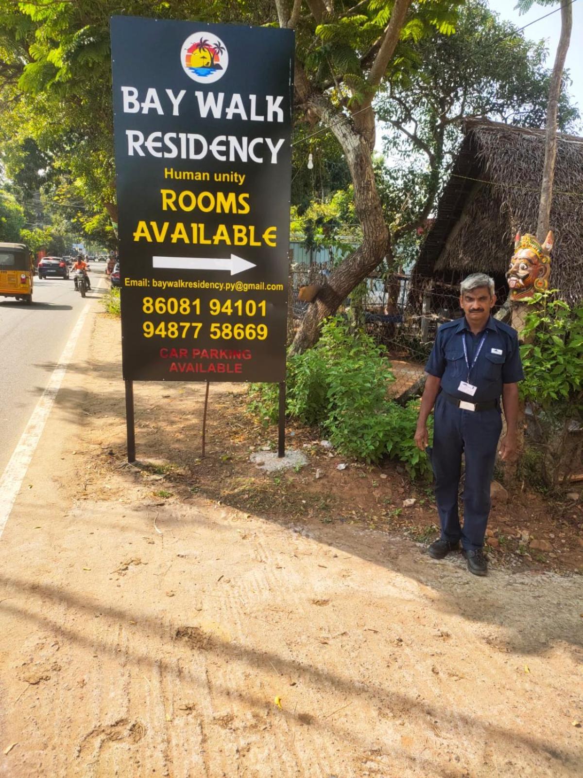 Bay Walk Residency Hotel Auroville Bagian luar foto